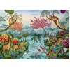Image de Heye puzzel Lagoon Paradise 1000 stukjes - exotische tuin puzzel.