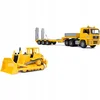 Image de Bruder MAN TGA Vrachtwagen met CAT Bulldozer Speelgoed Set 01628
