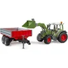 Image de Bruder | 2182 Fendt Vario 211 | met Voorlader en Aanhanger