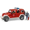 Image de Bruder 2528 Jeep Wrangler brandweer + speelfiguur