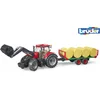 Image de Bruder 3198 Case IH Optum 3 CVX met voorlader, balenwagen