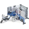 Image de Bruder bworld politie bureau met politie motor