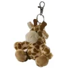 Image de Heunec knuffel sleutelhanger giraffe 10cm pluche speelgoed.