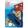 Image de PRYM Ringen met schijven MS 4,0 mm goudkleurig 542408 - Prym