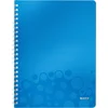 Image de Leitz WOW Spiraalgebonden A4 Notitieboek - 80 Vel - Gelijnd - FSC Gecertificeerd - Blauw