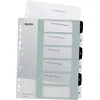 Image de Leitz WOW Tabblad 1-6 tabs herbruikbaar A4 formaat Zwart/Wit