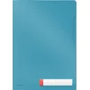 Image de Leitz Cosy Privacy 3x Insteekmappen  - Mappen Voor Privacygevoelige Documenten a4  - Ideaal voor Thuiskantoor/Thuiswerken - Sereen Blauw