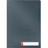 Image de Leitz Cosy Privacy 3x Insteekmappen  - Mappen Voor Privacygevoelige Documenten a4  - Ideaal voor Thuiskantoor/Thuiswerken - Fluweel Grijs