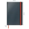 Image de Leitz Cosy Notitieboek B5 Soft Touch Geruit - Notitieboek Hard Cover - Groot Formaat - Ideaal voor Thuiskantoor/Thuiswerken - Fluweel Grijs