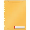 Image de Leitz Cosy Harmonica 3 Insteekhoezen  - Insteekmap Voor A4 Documenten  - Ideaal voor Thuiskantoor/Thuiswerken - Warm Geel