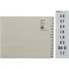 Image de Leitz 1324 Register Din A4 Bovenbreedte A-Z Manila Papier Grijs 360 Tabbladen 13240085