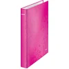 Image de Leitz Wow Gelamineerde Ringband - 4-rings - Rugbreedte van 40mm - Roze