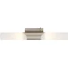Image de BRILONER Kabili - LED Spiegellamp - spiegelverlichting badkamer - 2x E14 fitting - nickel - 43.5 cm