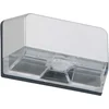 Image de BRILONER - KNOB - LED deurslotverlichting, 0,06 W, 4 lm, IP54, zilverkleurig, kunststof, 9 x 3 x 5,3 cm