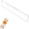 Image de BRILONER PIATTO - Plafonnière - plafondlamp dimbaar - kleurtemperatuurregeling - afstandsbediening - LED - 36W - 3800 lm - wit - 1 -20 m