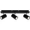 Image de BRILONER Run - Opbouwspot - plafondlamp met kantelbaar spots - plafondspot met GU10 - zwart