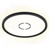 Image de BRILONER FREE - Plafondlamp - plafonnière met backlight effect - LED - 18 W - 2.400 Lumen - 4.000 Kelvin - rond - wit-zwart - Ø 29,3cm