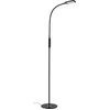 Image de BRILONER Office Remote - LED Vloerlamp - zwarte staande lamp - dimbaar - cct - met afstandsbediening - 140m