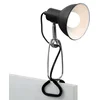Image de BRILONER Fix - Klemlamp - bureaulamp met E14 fitting - met aan- en uitschakelaar - 140cm kabel - zwart metaal - h.: 13cm