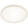 Image de BRILONER Slim - RGB/W Plafondlamp led - plafonniere met afstandsbediening - RGB & neutral wit licht - dimbaar - 22W - 42cm - zwart
