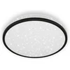 Image de BRILONER ACORUS - LED Plafonniére - plafondlamp - 3403- 015 - sterrenhemel-effect - neutraal wit 4000K - 12W - 1200 lm - IP20 - 25.000 uren - Ø28 x 7 cm