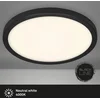 Image de Briloner Leuchten - Led-plafondlamp, plafondlamp, 24,5 watt, 2.400 lumen, 4.000 Kelvin, zwart-wit