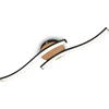 Image de BRILONER - LED Plafondlamp- hout en zwart - warm wit licht - 3.000 K - 960Lm - 2W