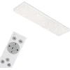 Image de Briloner Leuchten - LED-paneel, plafondlamp dimbaar, plafondlamp met lichtrand, sterrendecoratie, incl. afstandsbediening, kleurtemperatuurregeling, 24 watt, 2400 lumen, wit