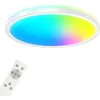 Image de BRILONER - Slimme LED Plafonniére - plafondlamp met RGB - indirect lichteffect - neutraal wit licht - WiFi - woonkamerlamp - afstandsbediening