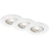 Image de BRILONER LED Inbouwspot - KULANA - JET - 4,4 - cm - 3x - 4,9 - Watt - IP65 - 480lm - wit