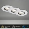 Image de BRILONER LED Inbouwspot - KULANA - JET - 4,4 - cm - 3x - 4,9 - Watt - IP65 - 480lm - chroom