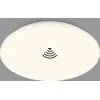 Image de BRILONER Ekos - LED Plafondlamp - plafonniére met bewegingsmelder - 3.000K warm wit licht - Ø35cm - wit