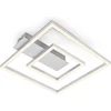 Image de BRILONER - Plafondlamp - 3772019 - Warm wit 3000K - 22W - 2100 lm - 25.000u levensduur - 32 x 30 x5 - Aluminiumkleurig