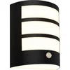 Image de BRILONER - Wandlamp Oplaadbaar - LED buitenverlichting - met akku - met bewegingsmelder - met schemersensor - 18 x 15 x 7 cm - zwart