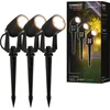 Image de BRILONER Connect to shine - Prikspot - set van 3 - tuinspot uitbreidingsset - tuinverlichting - IP65 - warm wit licht - Ø4x2.5 cm
