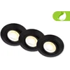 Image de Briloner Klira - Set van 3 LED inbouwspots 230V - 7587035 - Dimbaar - Ra90 hoge kleurechtheid - CTS schakelaar - Draaibaar - 50° behuizing van gerecycled materiaal - 9 x 2,4 cm - Zwart
