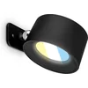 Image de BRILONER Tari - Wandlamp Oplaadbaar binnen - dimbaar met touch - cct - draaibaar - met magneet - akku en draadloos - usb-c - zwart