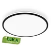 Image de BRILONER Pulap A   LED Plafonniere   plafondlamp met EEK A lichtbron*   indirect licht   neutraal wit licht   Ø 33cm - zwart