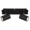 Image de BRILONER Isil   Opbouwspot   plafondspots incl. EEK A lichtbron*   zwenkbaar spotjes   zwart   29cm