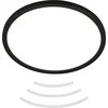 Image de B.K.Licht Move - LED Badkamerverlichting - plafondlamp met bewegingsmelder - plafonniere met indirect licht - Ø29 cm - zwart