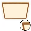Image de BRILONER Tava Wood - LED Plafonniere met houtlook - plafondlamp met Indirect licht - warm wit licht - 42 x 42 x 3 cm - 22W