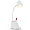 Image de Briloner Pahu - Bureaulamp - 7534016 - Penhouder - Kabelschakelaar - Verstelbaar - 21 x 10 x 35,5 cm - Wit