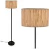 Image de B.K.Licht Slama - Vloerlamp - staande lamp met zeegras - boho stijl - E27 fitting - fitting E27 - Ø35 x 161 cm - naturel - bruin