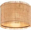 Image de B.K.Licht Borra - Plafondlamp - stro lampenkap - boho stijl - E27 fitting - Ø40 - natuurlijk - beige