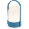 Image de B.K.Licht Asa - Oplaadbare Tafellamp - snoerloze lamp - dimbaar - kampeerlamp - tentlamp - 50 Lm - voor binnen en buiten - 9 x 8 x 15,5 cm - blauw