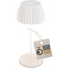 Image de BRILONER Champ mini - Oplaadbare Mini Tafellamp - snoerloze lamp - met touch dimbaar - voor binnen en buiten - german design award winner 2025 - wit - Ø8,5 x 20cm
