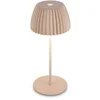 Image de BRILONER Champ mini - Oplaadbare Mini Tafellamp - snoerloze lamp - met touch dimbaar - voor binnen en buiten - german design award winner 2025 - beige - Ø8,5 x 20cm