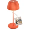 Image de BRILONER Champ mini - Oplaadbare Mini Tafellamp - snoerloze lamp - met touch dimbaar - voor binnen en buiten - german design award winner 2025 - oranje - Ø8,5 x 20cm