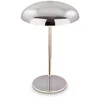 Image de BRILONER Caxa   LED Tafellamp oplaadbaar   draadloos   IP44 buitenverlichting   dimbaar met touch   oplaadbare accu   zilver kleur  Ø19,5 x 30,5 cm