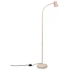 Image de BRILONER Skriva - Vloerlamp - staande lamp draaibaar - met voetschakelaar - GU10 fitting - Ø21 x 127,5 cm - beige